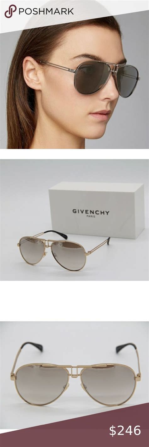 givenchy round aviator sunglasses|givenchy double bridge aviator sunglasses.